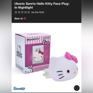 Sanrio Hello Kitty Nightlight with Pink Bow